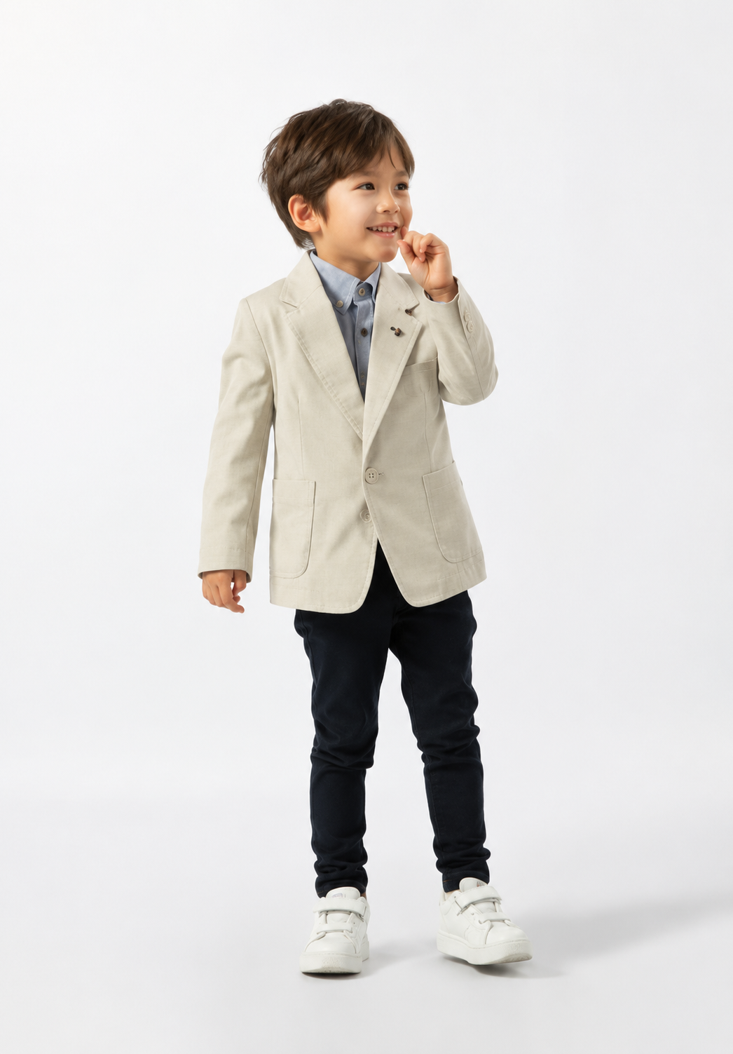 ### Boys Ledger Cotton Sports Jacket

Smart, stylish and made for every occasion, the **Ledger Cotton Sports Jacket** is a modern wardrobe essential for young gentlemen. Crafted from premium cotton with a comfortable tailored fit, this versatile blazer is perfect for dressing up without sacrificing comfort.

Whether it's a wedding, birthday celebration, family photos, school event or smart-casual outing, the Ledger Sports Jacket adds effortless style to any outfit. Pair it with the matching **Ledger Stretch