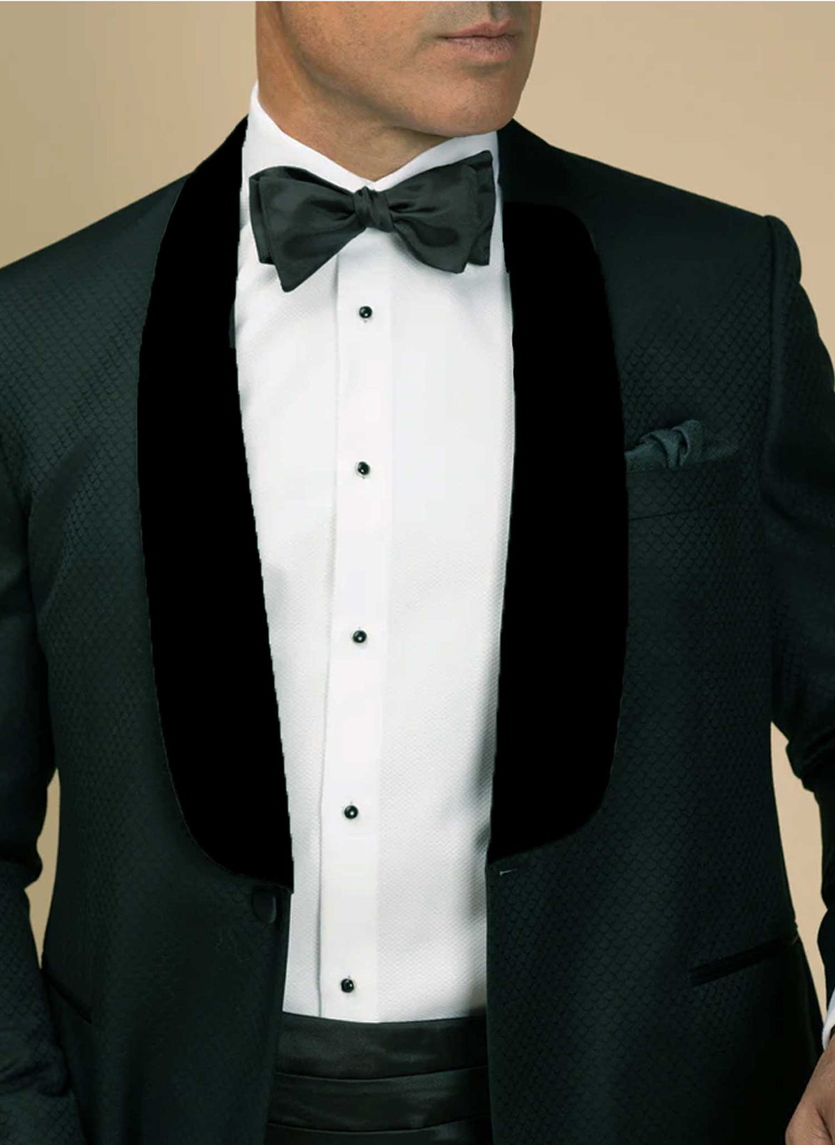 Dark Green Floral Dinner Jacket - Harrys for Menswear