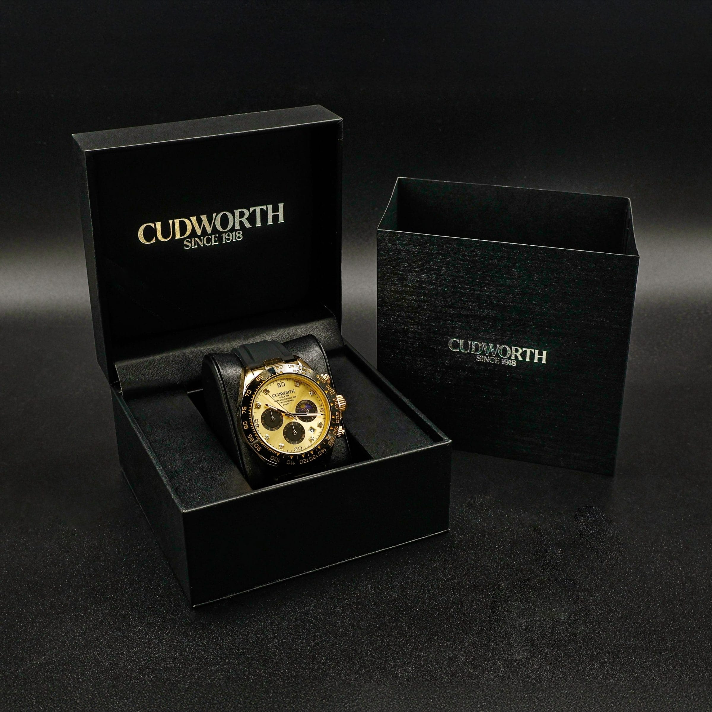 Cudworth Apex Chronograph Gold & Silicone