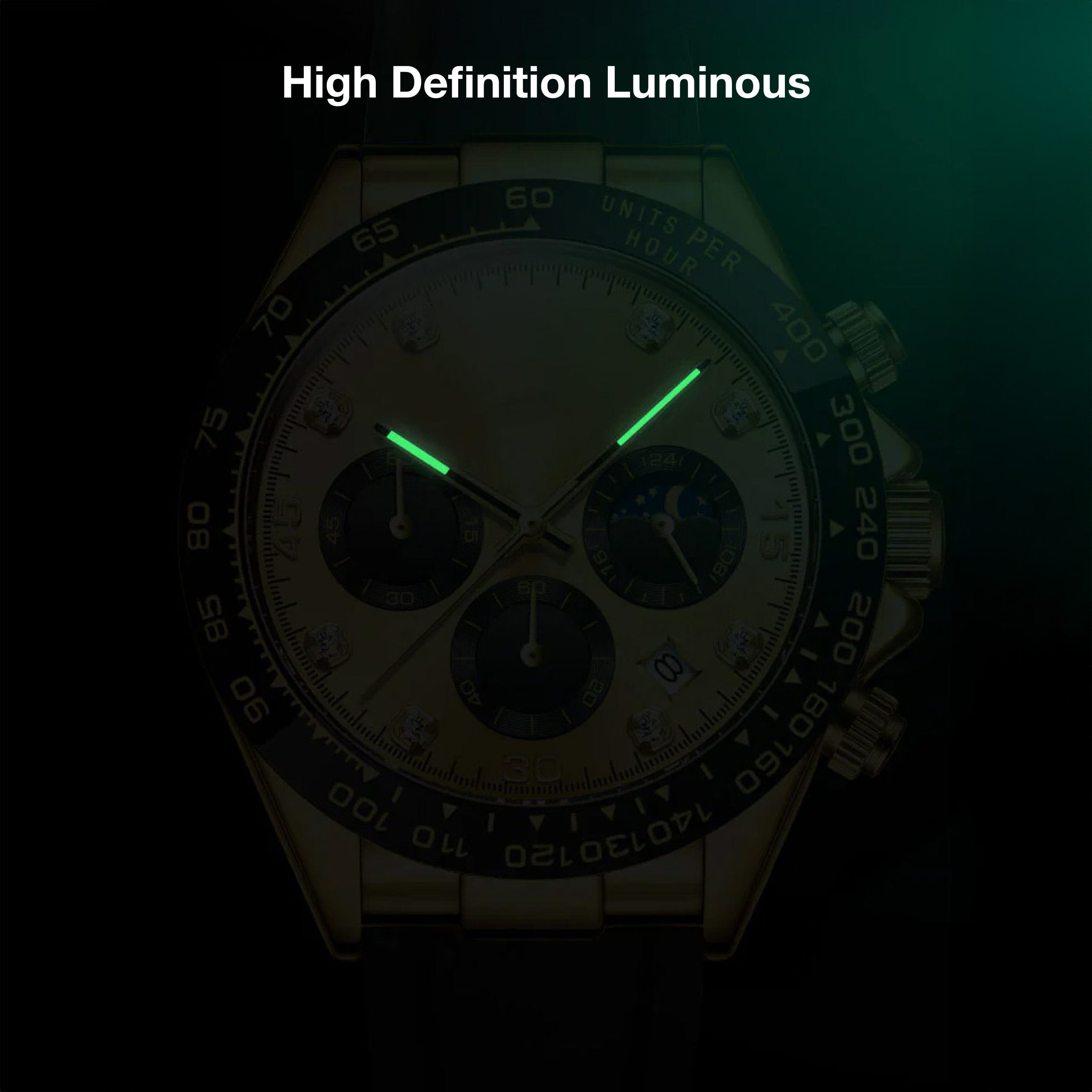 Cudworth Apex Chronograph Gold & Silicone