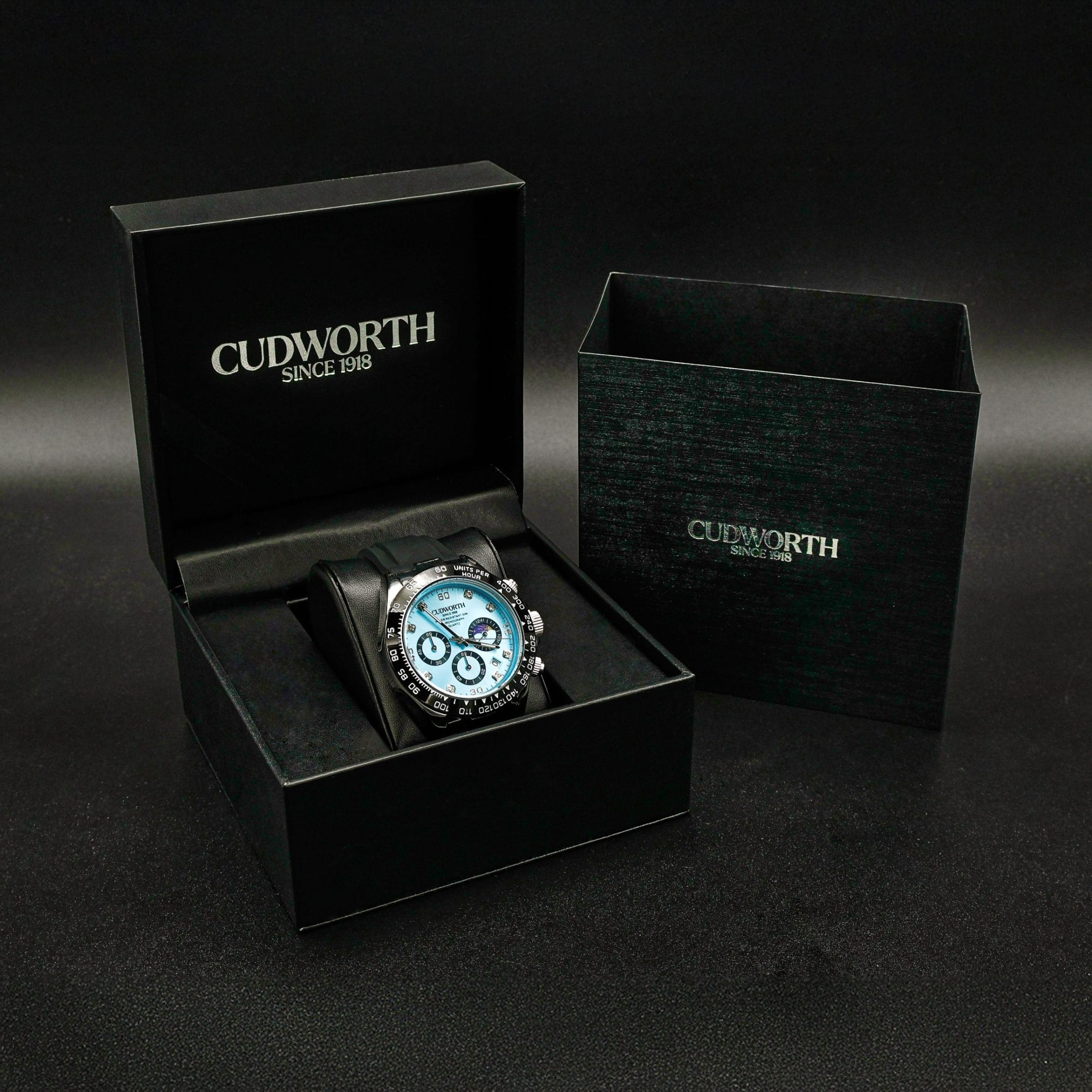 Cudworth Apex Chronograph Turquoise & Silicone