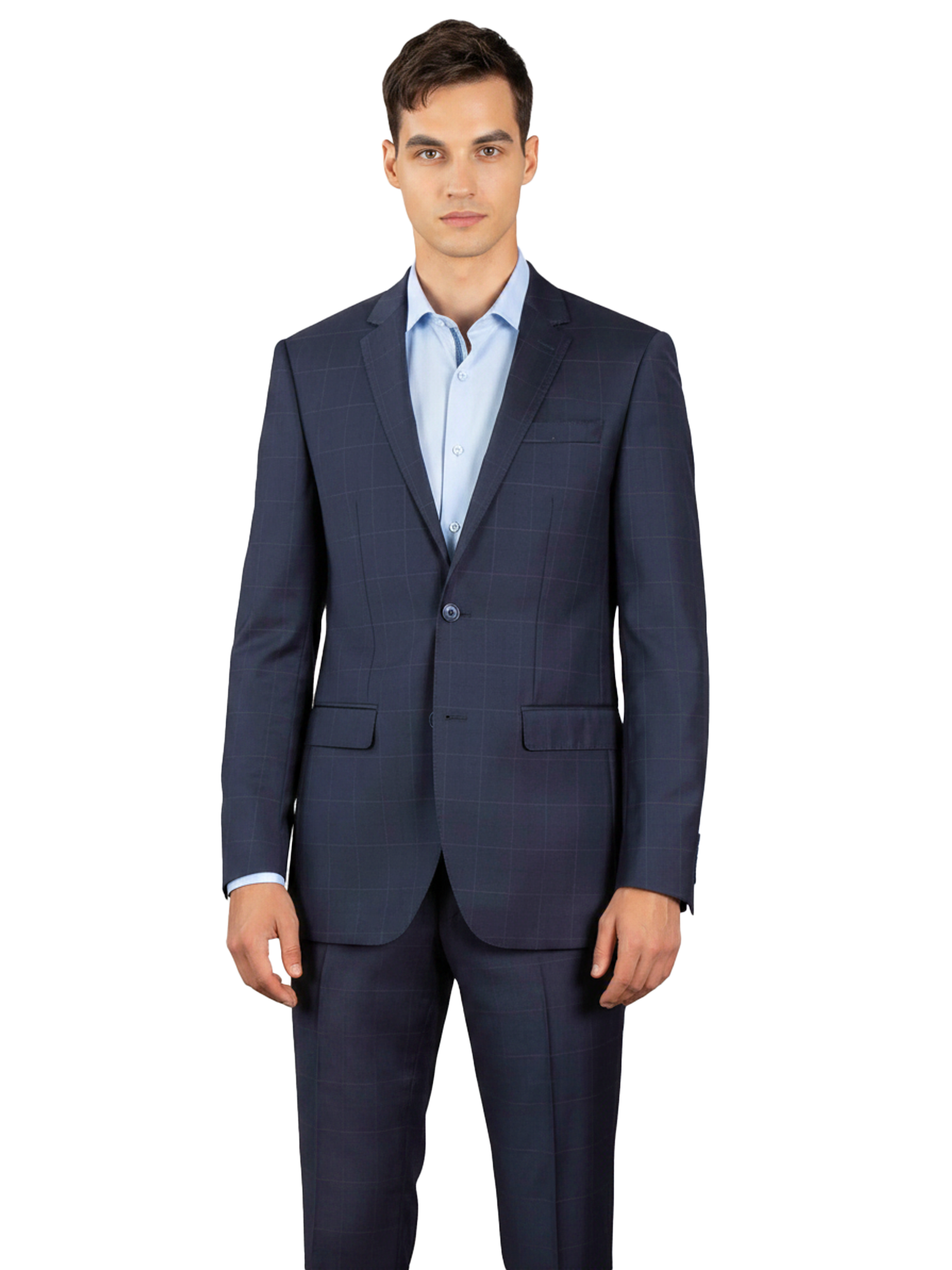 FW7-Navy Abram Suit Jacket & Jesse Pant (Nested)