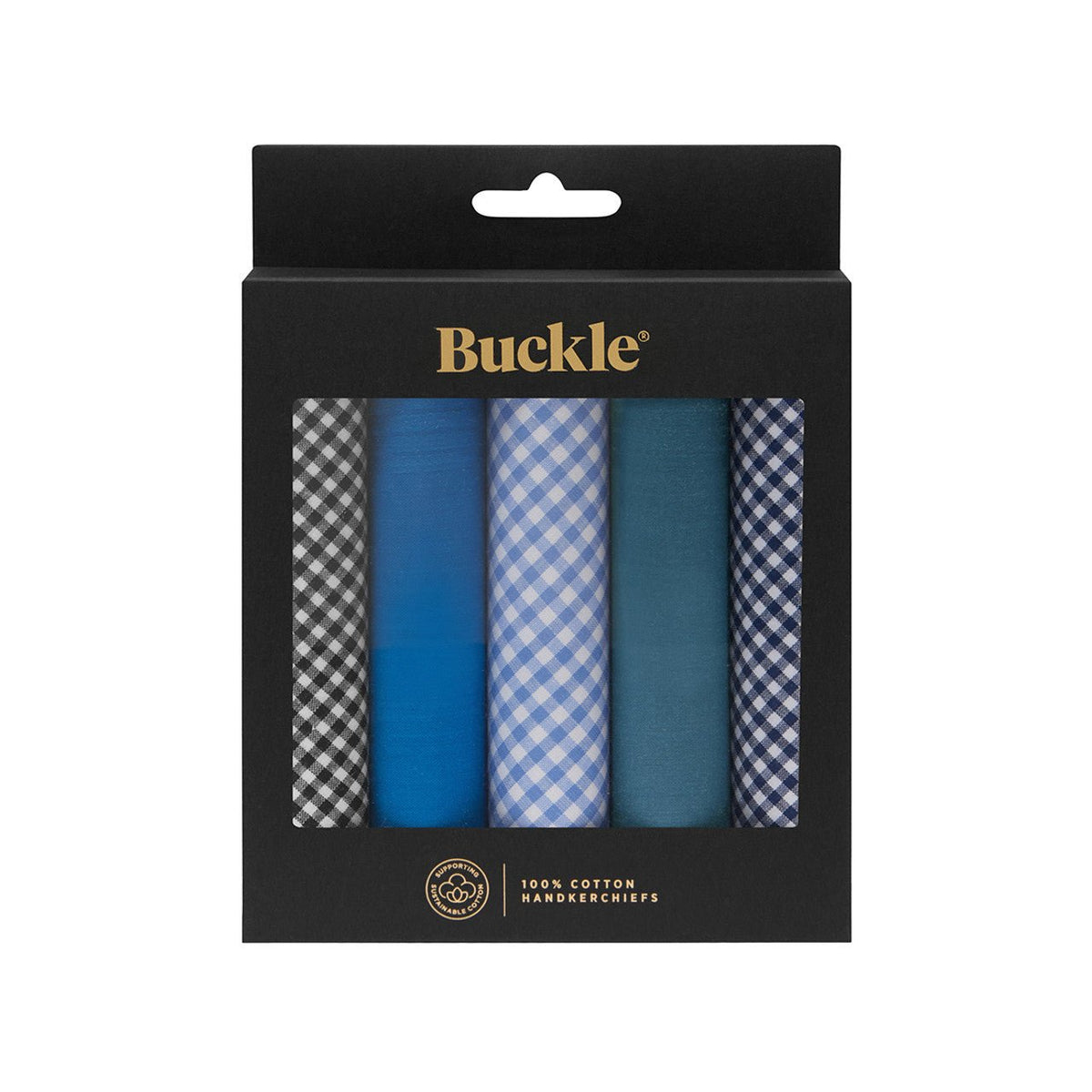 Buckle Handkerchief Box of 5 - Harrys for Menswear