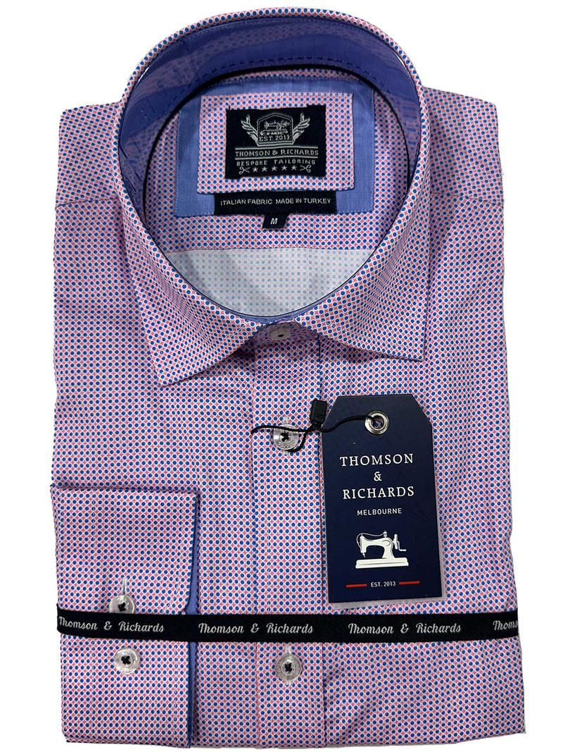 Henderson Shirt L/S  https://harrysformenswear.com.au/products/henderson-shirt-l-s  Since 1963, Thomson & Richards has stayed true to its shirt making heritage and has become one of the industry's top menswear brands. We take pride in our creative designs and high quality finish, using carefully selected fabrics that meet our customer's needs. Our modern, easy to wear styles are perfect for any man's …