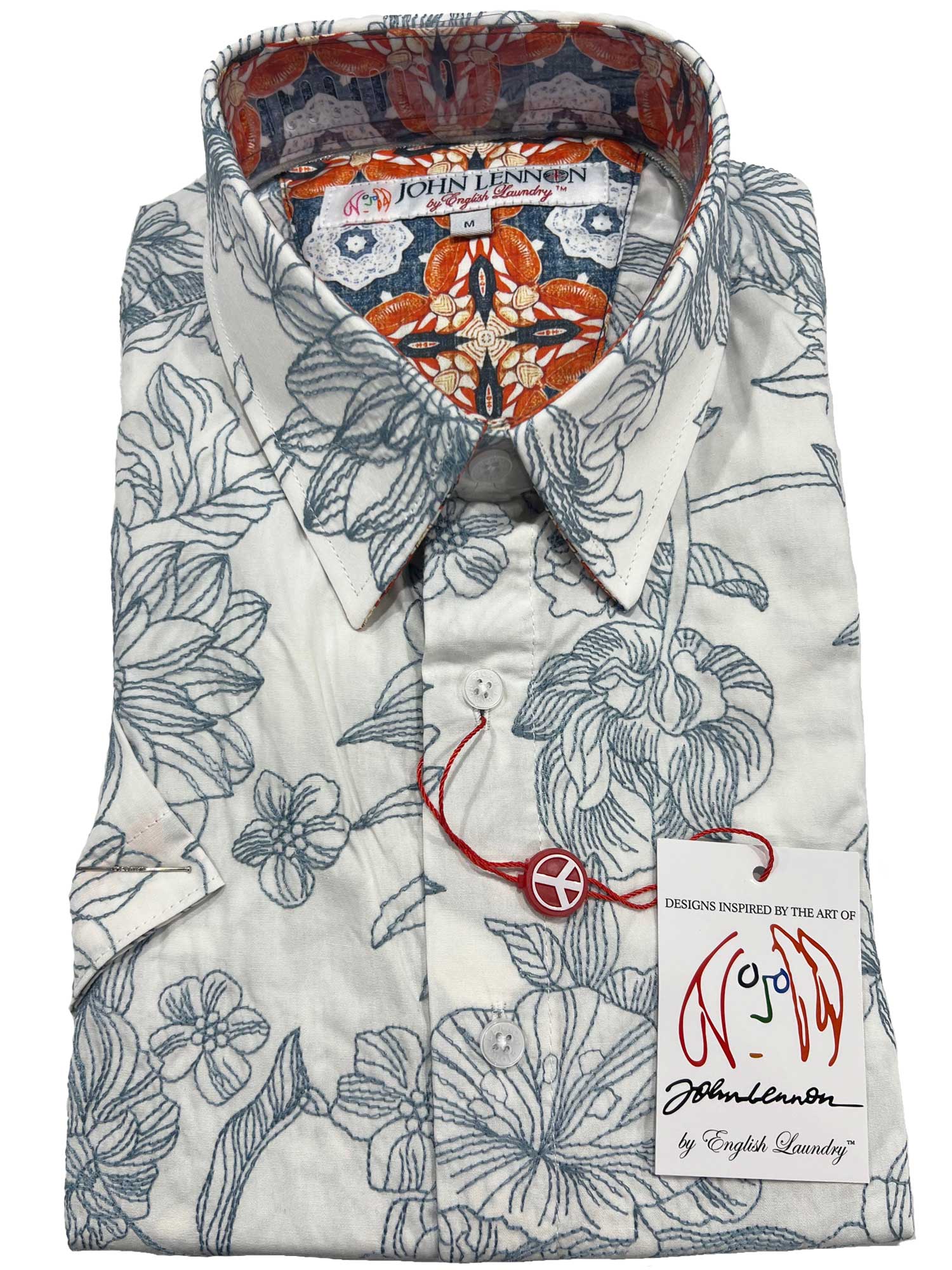 Blackpool JLW8090 S/S  https://harrysformenswear.com.au/products/blackpool-jlw8090-s-s  Short-Sleeve Slim Fit by John Lennon All Cotton with a touch of classic detailing that reflects the fashion and sense of John Lennon's uniqueness. Creating harmony and peace with nature, this shirt does in spades. John Lennon for English Laundry….The Sleeping Giant. This is the 10th season Australian retailers have s…