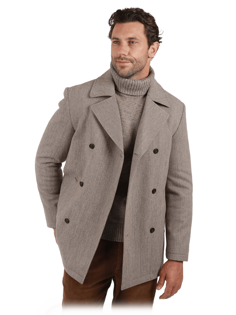 JHJ131 - Padded DB Peacoat Mini - Harrys for Menswear