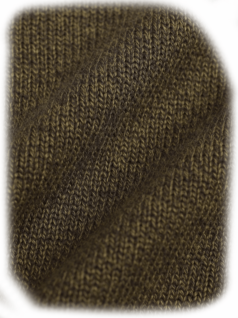 JHK61 1/4 Zip Olive Marle CottonBlend - Harrys for Menswear