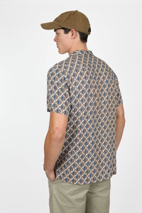 Amalfi - Cuban Collar Short Sleeve Shirt JHS570