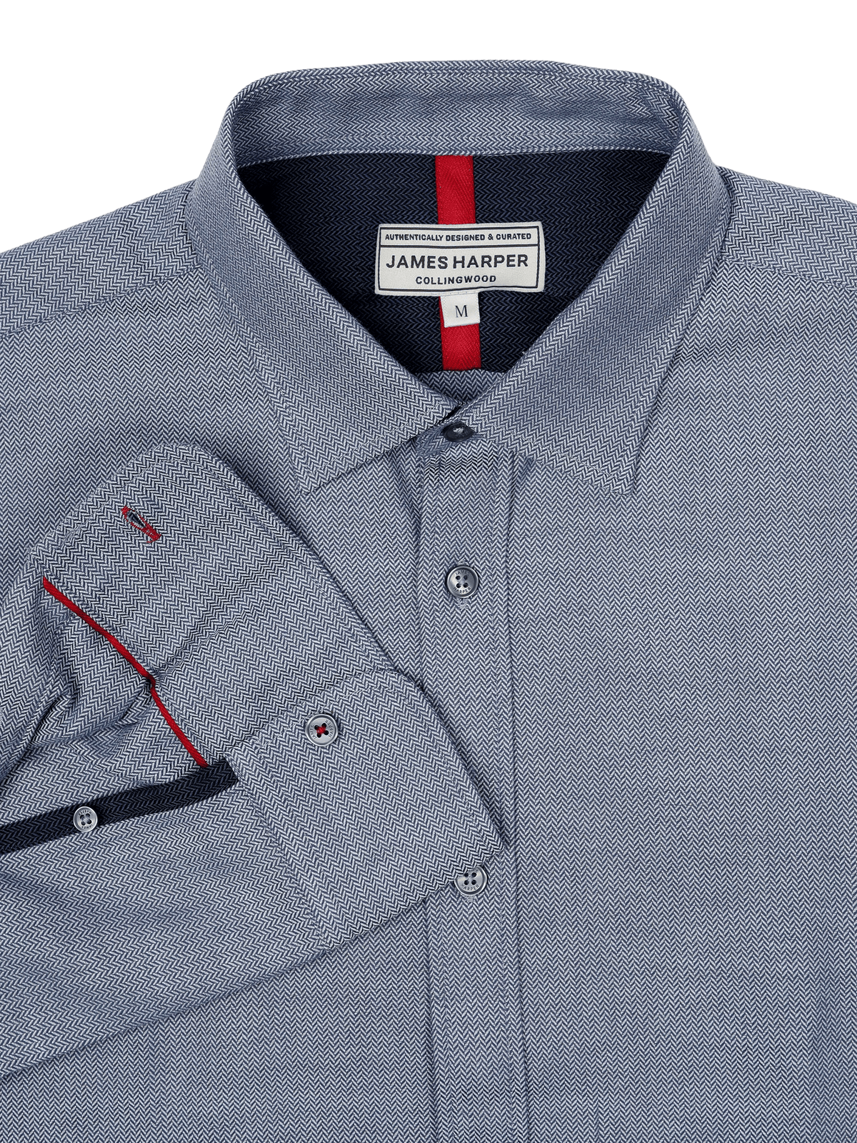 JHS580 - Herringbone Shirt - Harrys for Menswear