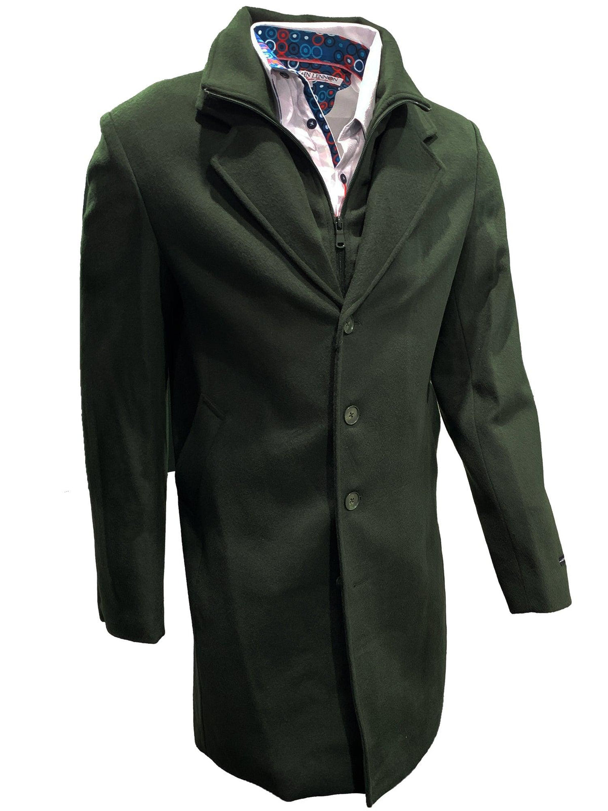 JARED REMOVABLE COLLAR COAT - Harrys for Menswear