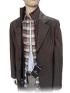 JARED Overcoat in Pecan & Ash - Harrys for Menswear
