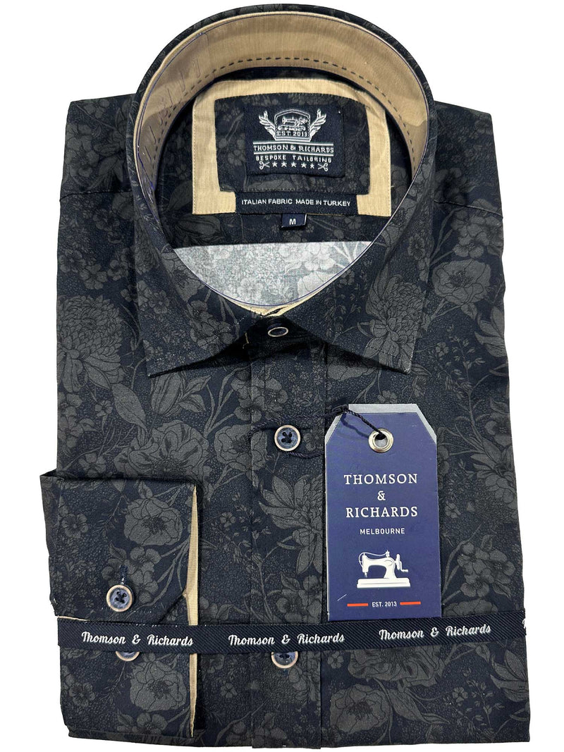 Kane Shirt L/S  https://harrysformenswear.com.au/products/kane-shirt-l-s  Since 1963, Thomson & Richards has stayed true to its shirt making heritage and has become one of the industry's top menswear brands. We take pride in our creative designs and high quality finish, using carefully selected fabrics that meet our customer's needs. Our modern, easy to wear styles are perfect for any man's …