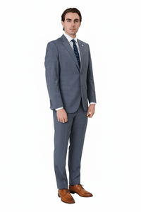 M4 - Grey Checkered Suit Jacket Men's | Harrys for Menswear - Harrys for Menswear