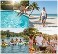 Botanical - Blue & Orange - Harrys for Menswear