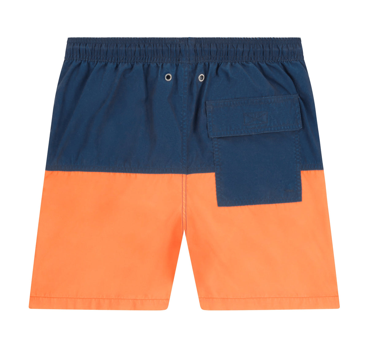 Orange & Navy Colour Block