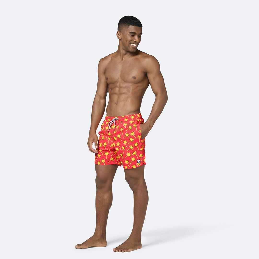 Coral & Lime Palm - Harrys for Menswear