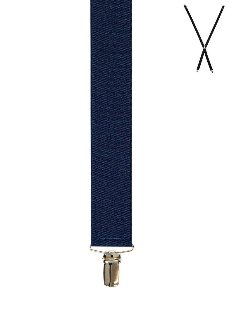 Plain Navy X - Back - Harrys for Menswear
