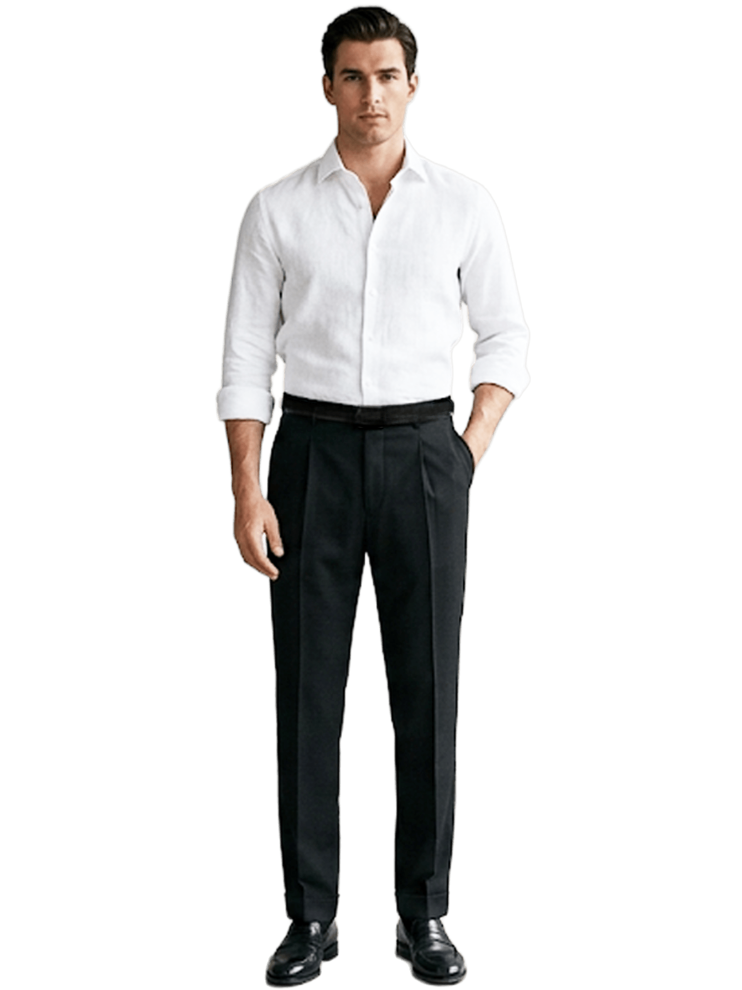 SW4 - Nahum Pleated Trouser - Harrys for Menswear