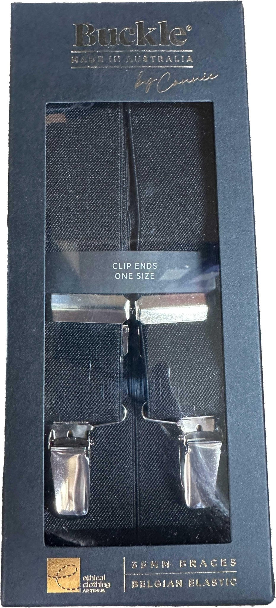 Plain Black X - Back - Harrys for Menswear