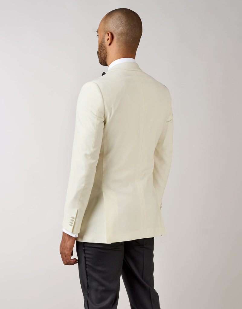 Bryan Shawl Off White Tuxedo Jacket