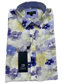 S481 - B S/S Linen - Harrys for Menswear