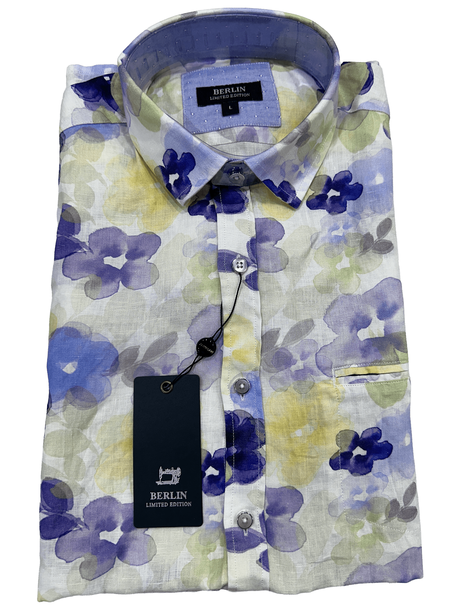 S481 - B S/S Linen - Harrys for Menswear