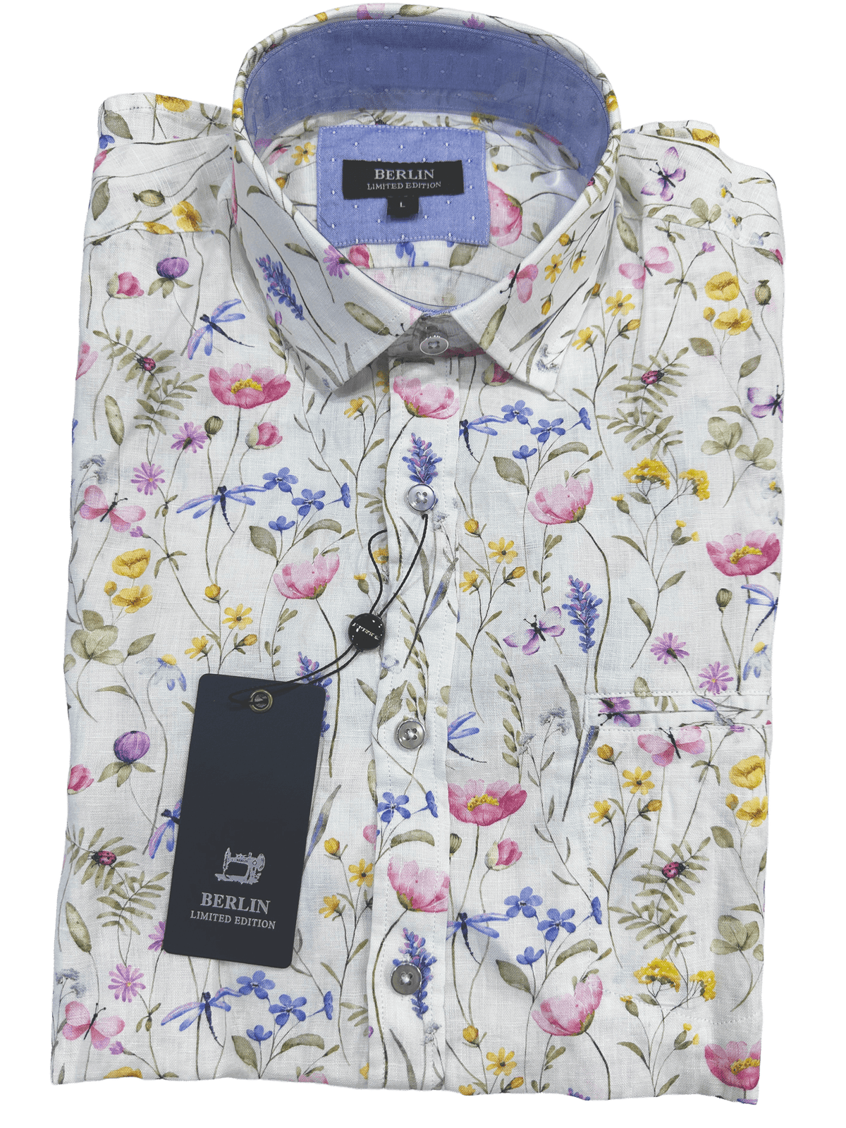 S482 - B S/S Linen - Harrys for Menswear