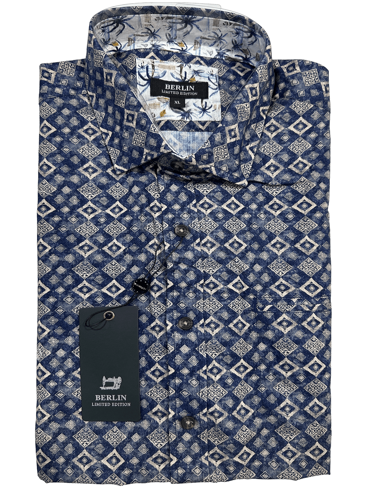 S496 S/S Aztec Cotton S/S - Harrys for Menswear
