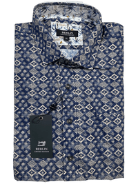 S496 S/S Aztec Cotton S/S - Harrys for Menswear