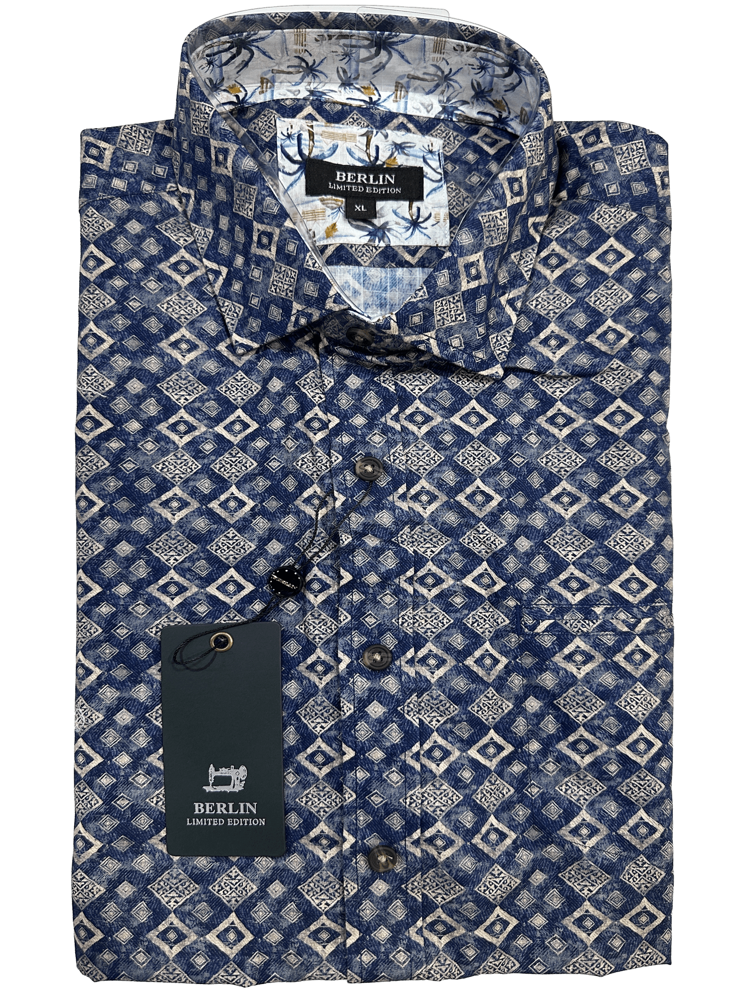 S496 S/S Aztec Cotton S/S - Harrys for Menswear