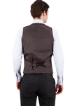 D5 - Charcoal Saul Waist Coat - Harrys for Menswear