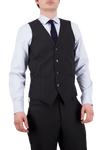 D5 - Charcoal Saul Waist Coat - Harrys for Menswear