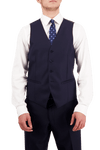 X7 Navy Saul Waist Coat - Harrys for Menswear