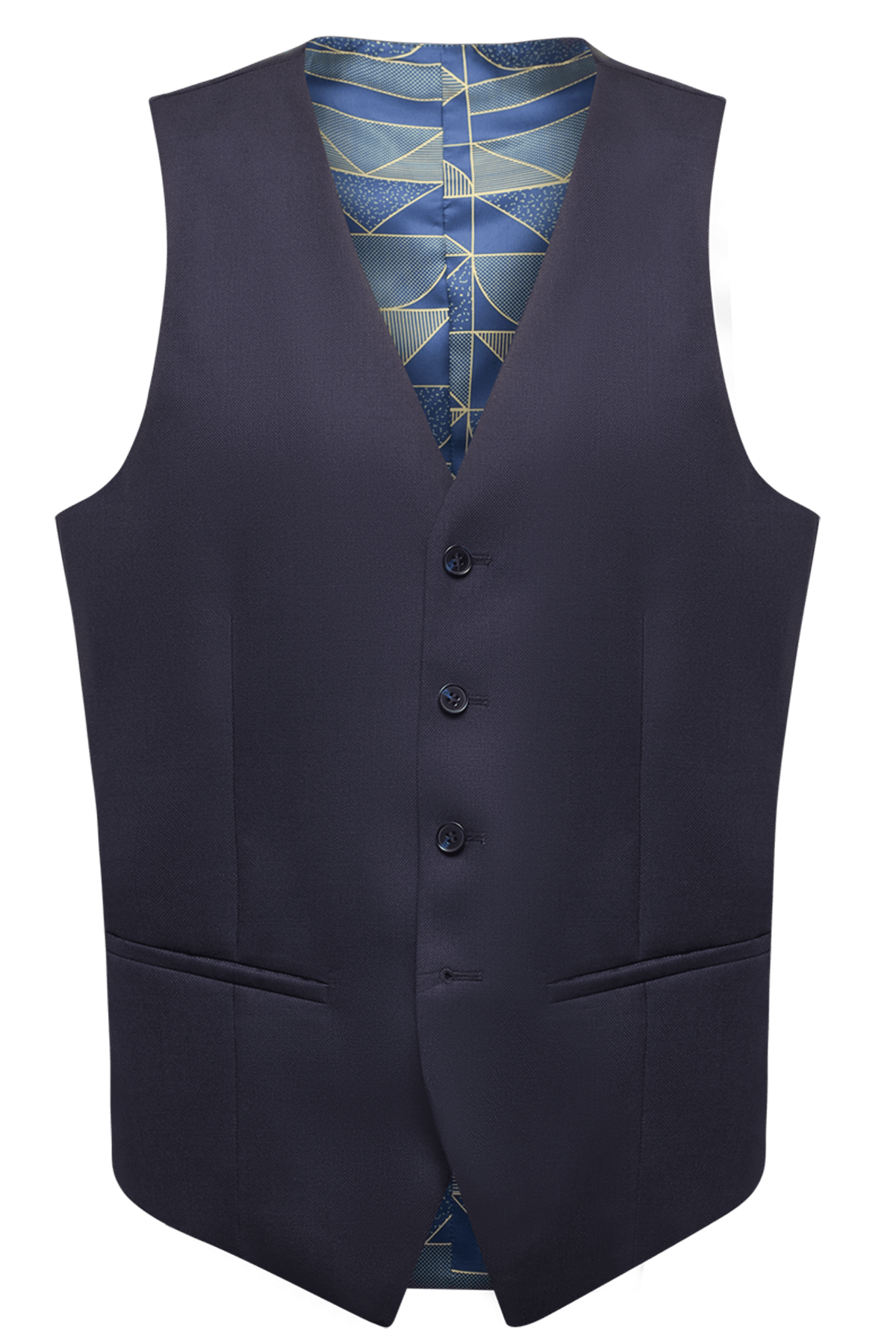 X7 Navy Saul Waist Coat - Harrys for Menswear