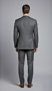 SW7-Charcoal Abram Pin-Stripe Suit Jacket   |Harrys for Menswear