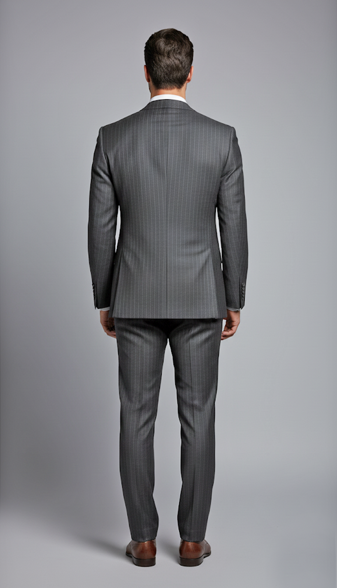 SW7-Charcoal Abram Pin-Stripe Suit Jacket   |Harrys for Menswear