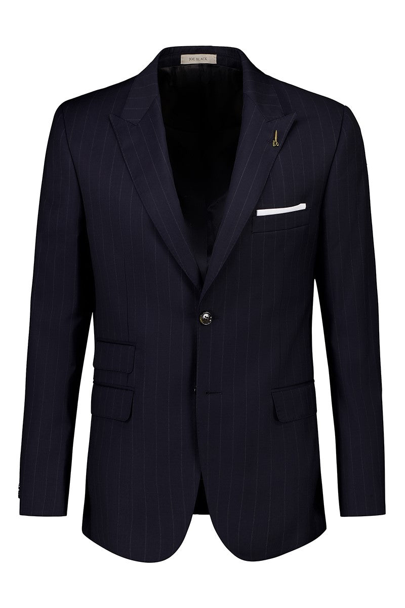 Convoy 2 Piece Pinstripe Suit by Joe Black