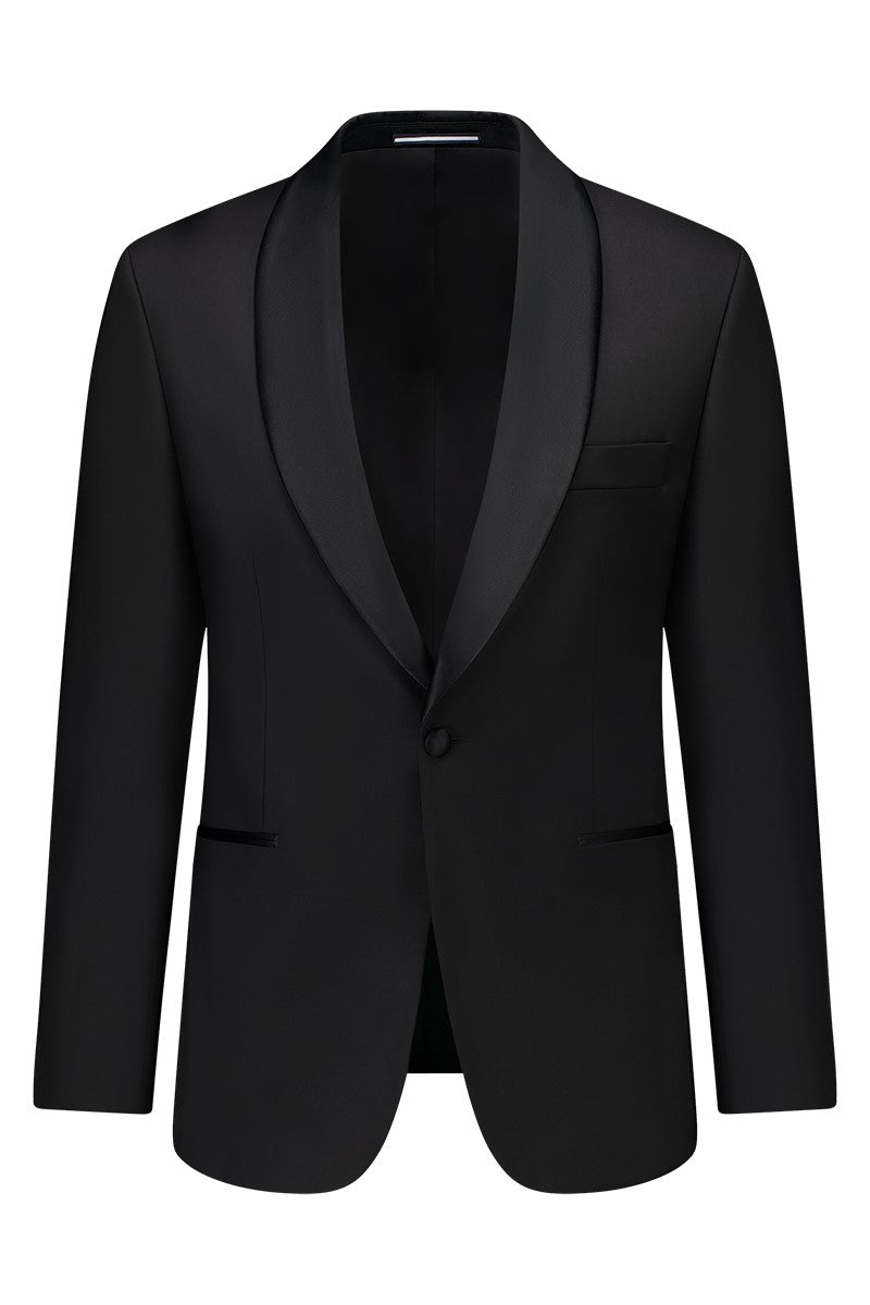 Ainslie Dinner Jacket Shawl Collar

Zurich Block-Fully Fused Products Single Breasted 1 Button Satin peak Lapel Satin Jet Pockets Double Vent Back. Polyester 68% Viscose 29% Elastine 3% Matching Jura Black Trouser Below

$250.00 AUD

