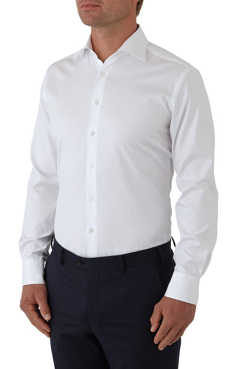 Bentleigh Shirt-FCP255

Modern Fit Self Pattern Business Shirt. 100% cotton Modern fit Long sleeve Semi-spread collar Regular cuff Split back yoke 8 button front Care Instructions – Ma…

$129.00 AUD