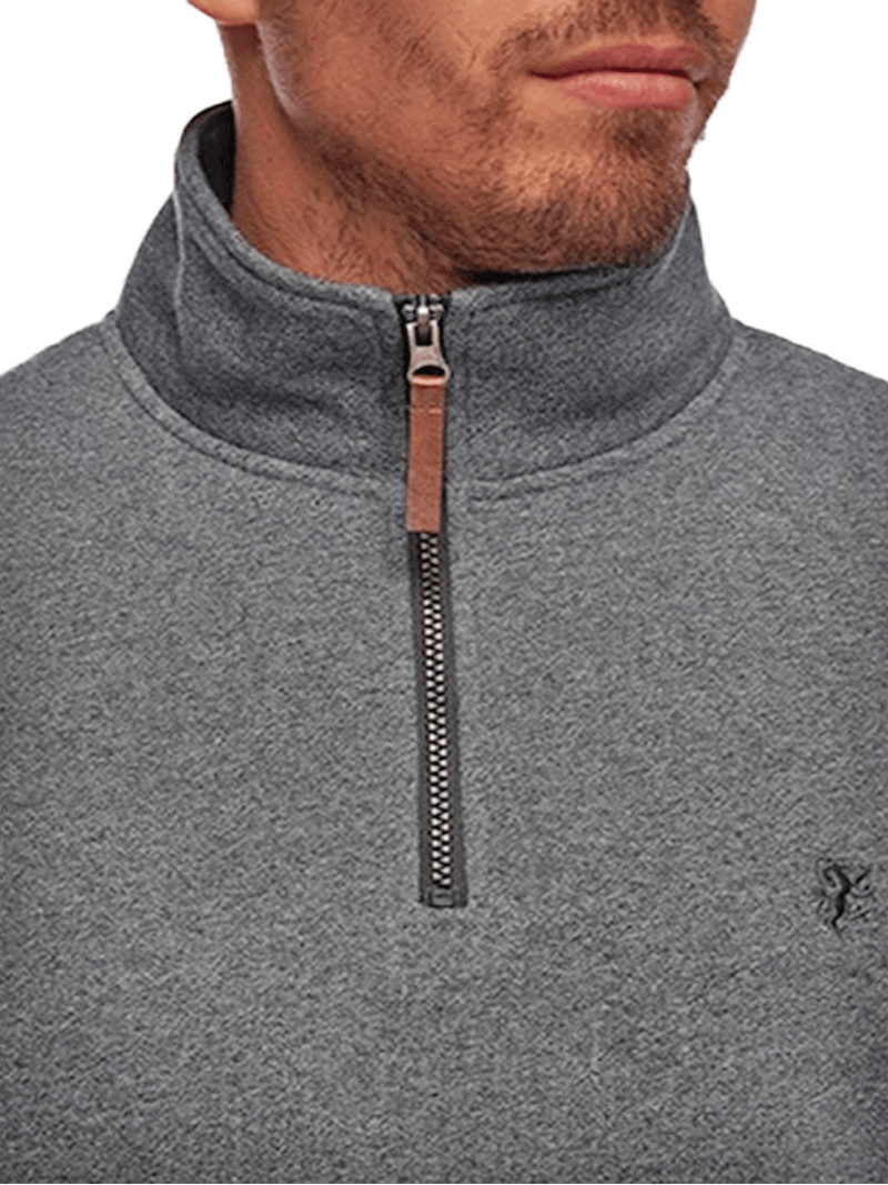 Stirling -  Zip front Polo Sweat