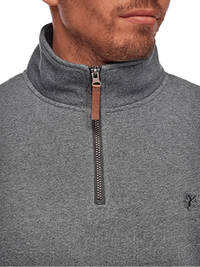 Stirling -  Zip front Polo Sweat