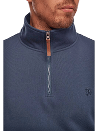 Stirling -  Zip front Polo Sweat