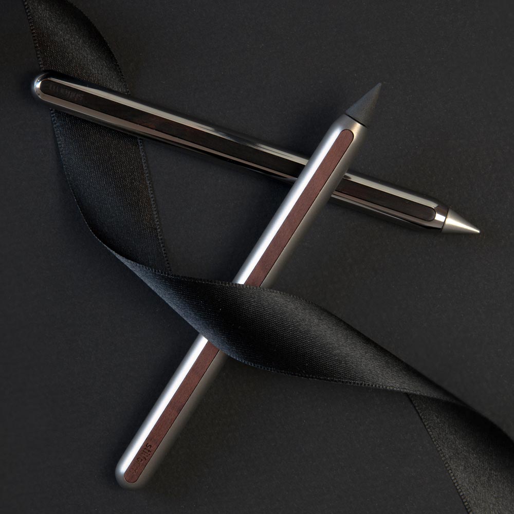 Titanium AEON Pencil, Titanium Polished, Graphite Tip