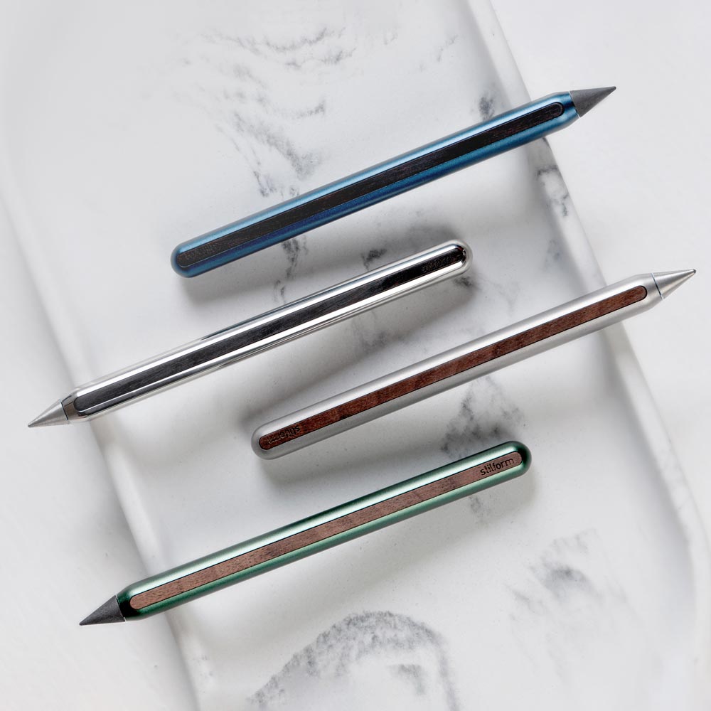 Aluminium AEON Pencil, Warp Black, Graphite Tip