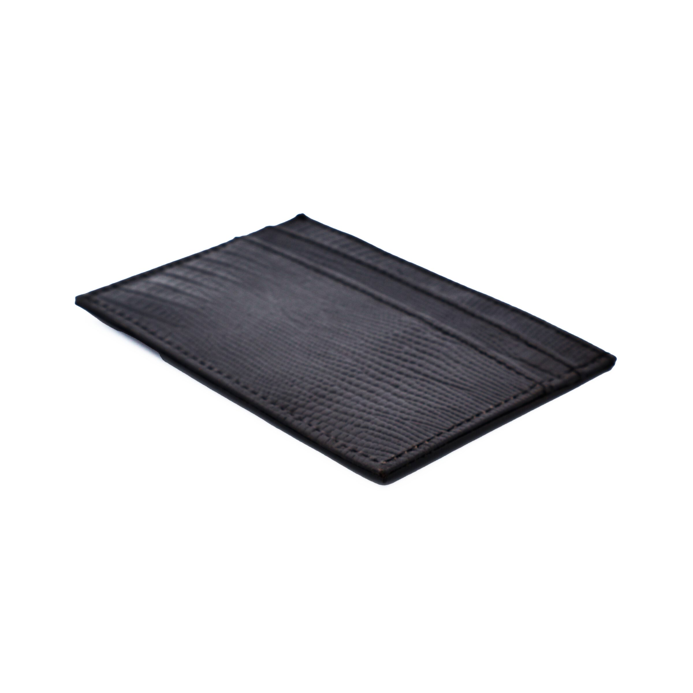 Black Florence Leather Card Wallet