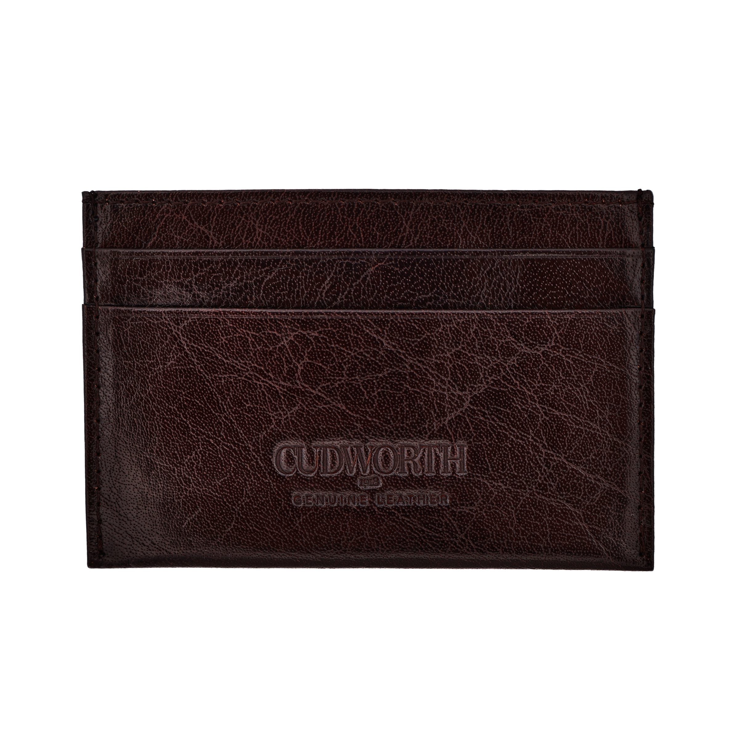 Brown Leather Card Wallet