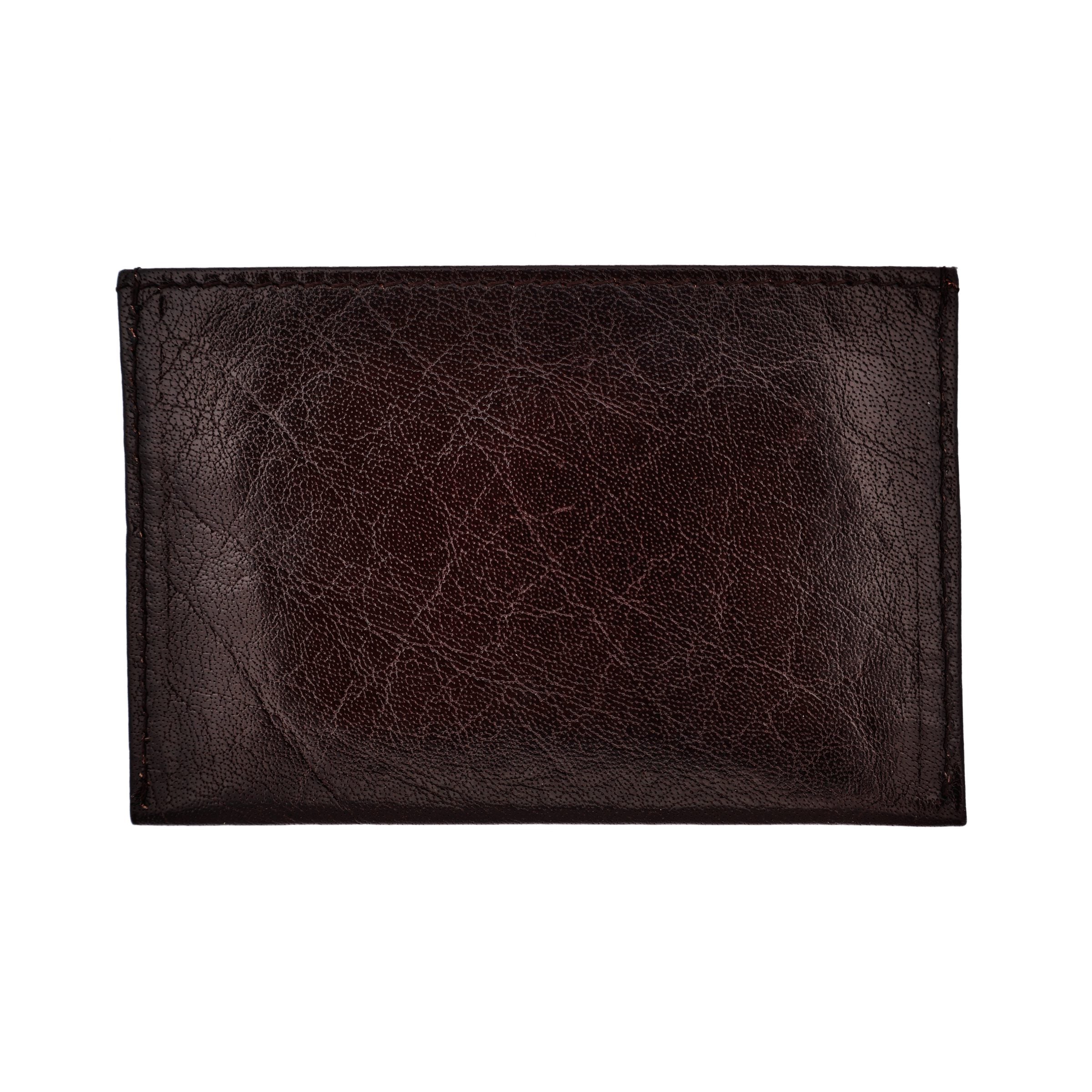 Brown Leather Card Wallet