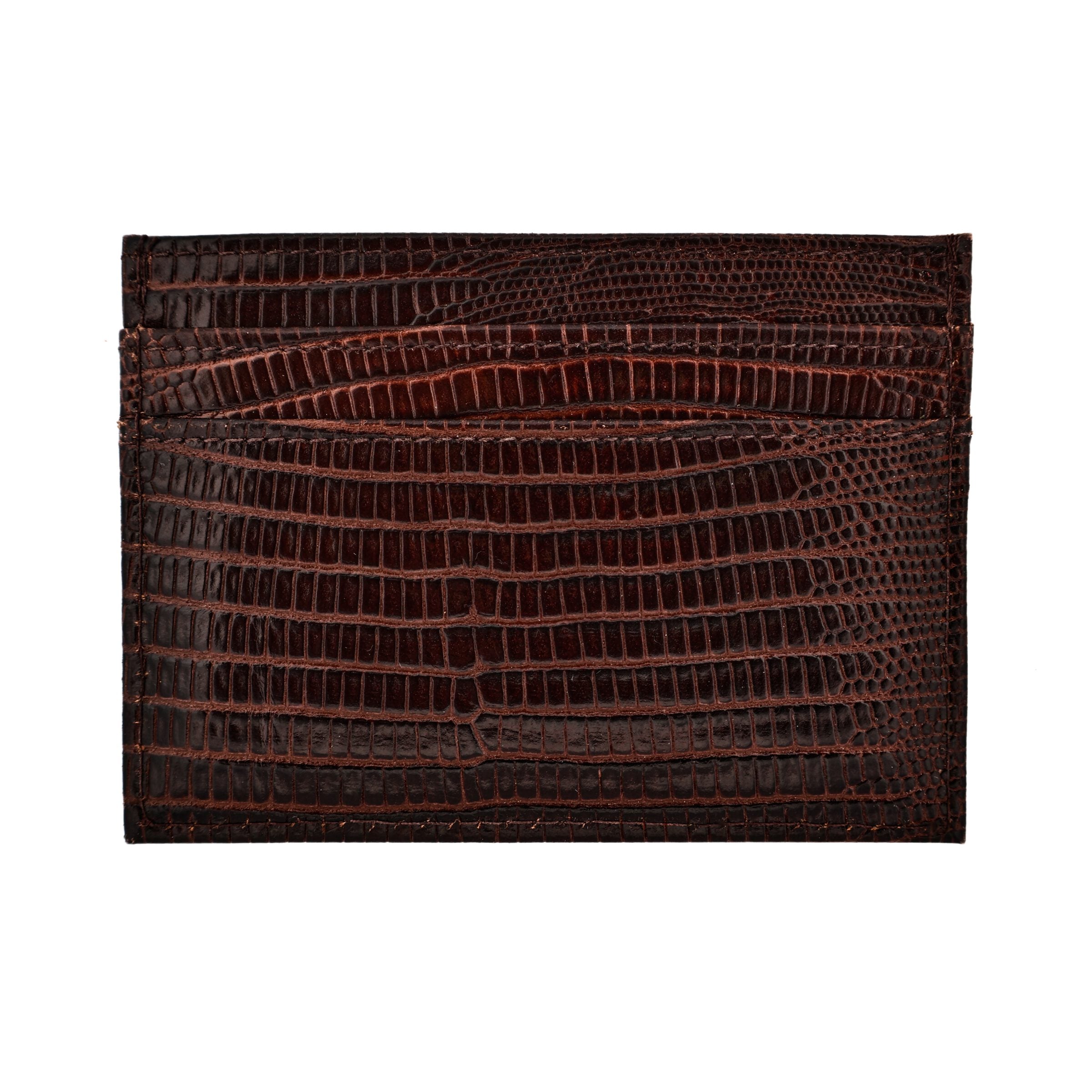 Brown Lizard Leather Wallet