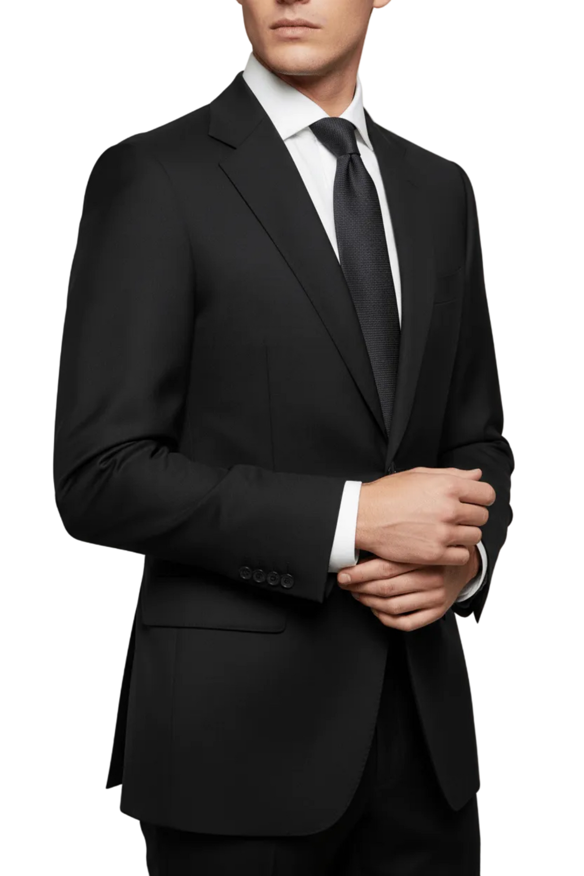 D9 - Black Abram Travel Jacket (Sold Separately) 100% Wool - Harrys for Menswear