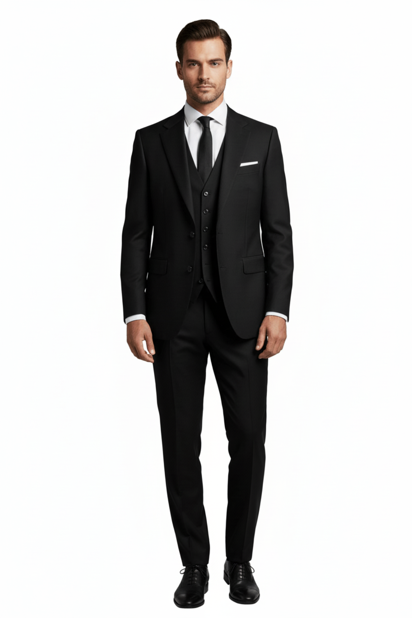 D9 - Black Abram Travel Jacket (Sold Separately) 100% Wool - Harrys for Menswear